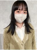 【Manae】黒髪ミディアムレイヤー