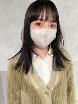 ハイプ(HYPE)&nbsp;【Manae】黒髪ミディアムレイヤー