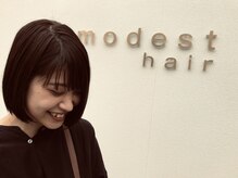 モデスト(modest)の雰囲気（1人1人の髪に合わせたstyleを提案♪）