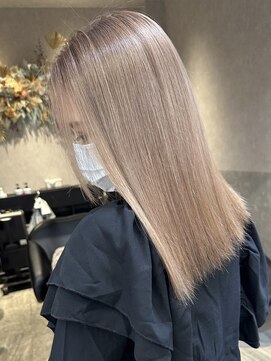 ロンド レア 天神大名店(Lond Le’a) ダブルカラーベージュカラーケアブリーチハイトーンカラー韓国