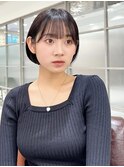 【長谷川】耳かけボブ サイドバング
