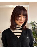 クペウ(cope'u)&nbsp;姫カット × wine red