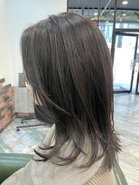 リノナ(Linona)&nbsp;☆小顔効果カット インナーカラー グレーベージュ 髪質改善 韓国