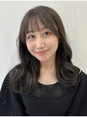 韓国くびれレイヤーカットベージュカラーグレージュカラー
