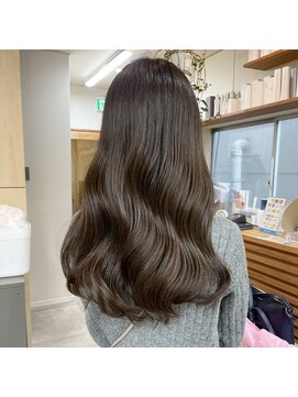 リラ バイ クオーレ(LIRA by CUORE) 酸性縮毛矯正×可愛いカラー