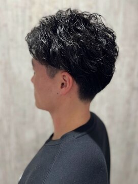 テトテ 門戸厄神店(tetote) 【tetote門戸厄神/村山】　メンズパーマ　/　アッシュブラック