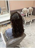 あみかちゅ髪の毛リボンハーフツイン