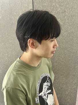 ニアウ 太田店(Niau) メンズナチュラルマッシュウルフ刈り上げないメンズスタイル