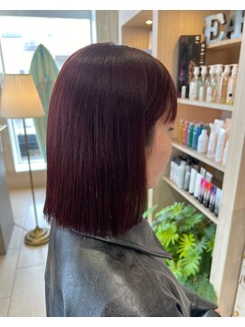 テーラヘアー 大網店(TELA HAIR) ボルドーカラー