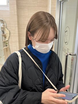 ジーナ 福岡藤崎(Zina) [Zina藤崎]髪質改善/ワンレン/韓国ヘア/前髪/顔周り