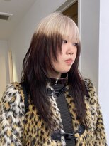 ナループロアツム(Nalu pu loa Tsum)&nbsp;レイヤーカット/ルーツカラー/デザインカラー