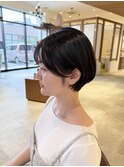 大人女性　丸みショートボブ☆小林