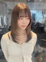 ジーナ 福岡天神(Zina) 韓国風レイヤーカット/ミディアムレイヤー/Zina天神