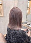 ミディアム×ピンクグレージュ^ ^