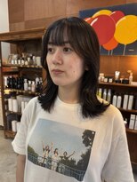 チャプター 問屋町(chapter)&nbsp;赤味なし透明感ケアカラーオリーブグレージュ顔まわりレイヤー