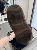 透明感ベージュカラー北千住/ミディアムヘア/暗めカラー