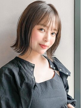 リヤン 表参道(lyann) こなれヘア斜めバング大人可愛いナチュラルカール#535f1004