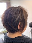 ふんわりくせ毛ショート