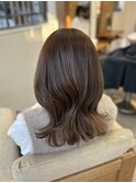 ブリーチなしwカラー ミルクベージュ