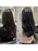 朝5分で巻き髪に/コテ巻き風パーマ/32.38mmカール