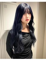 ノートエートル 西金沢(Nought etre)&nbsp;10代20代ハイトーン艶髪ネイビーブルー