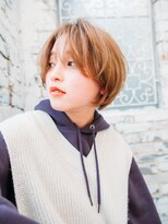 エーバイフー 江坂店(A BY WHO)&nbsp;A BY WHO江坂/アンニュイボブ/ショートボブ/透明感カラー