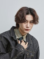 メンズサロンドットリアン(dot. lien)&nbsp;スパイラルセンターパート パーマスタイル【町田/町田MEN'S】