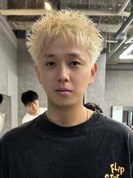 men's salon L-MARK 京都駅前【3月 NEW OPEN(予定)】 ダブルカラー/ブリーチ/ミルクティー/ヘアカラー/men's