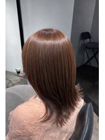 レリンク 横浜西口(LeLink) 明るめブラウン×くびれ外ハネヘア