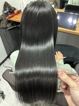 ライア 吉祥寺北口店(laia) laia髪質改善 x ブルーブラック【髪質改善laia吉祥寺美容室】