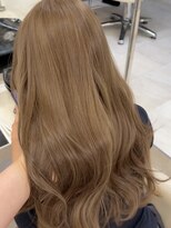 アイトーキョーエス 渋谷(AI TOKYO S)&nbsp;ブリーチなしダブルカラーヘーゼルベージュミルクティー透明感