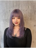 長崎 レイヤー×ハイトーン 韓国 ラベンダー