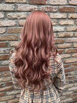 リゼル ユア 渋谷(RISEL YUA)&nbsp;シールエクステを付けたままシフォンピンクベージュ 岸野