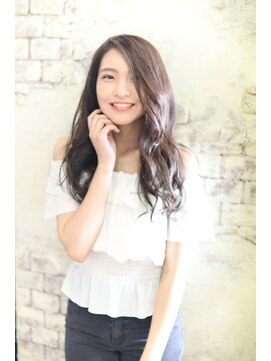 トヌコア ルア 下北沢店(TONUKOA RUA) 《TonukoaRua》ミルクベージュのかきあげミディスタイル★