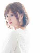 ヘアーサロン ラフリジー(Loufreasy) 簡単スタイリングの【イルミナカラー】× 耳かけ大人ボブ