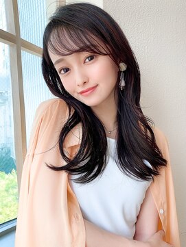 アフロート ディル(AFLOAT D'L) アフロート《矢田菜津紀》表参道　20代30代大人シースルー前髪