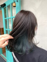 ロダット 横浜(LODAT by little) インナーカラー×ホリーグリーン【LODAT横浜】