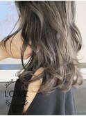 【LOWEなつみ】透明感抜群グレージュ,大人グラデーション30代