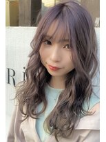 ヘアリゾート ディアリウム(Hair Resort DEARIUM)&nbsp;透け感ゆるふわラベンダーグレージュ[町田店/町田駅/JR町田駅]