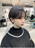 大人かわいい/クールショート/ハイライト/小顔/前髪カタログ