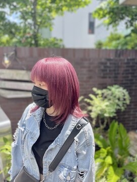 ゴエン ヘアーデザイン(goen hair design) ピンクウルフ