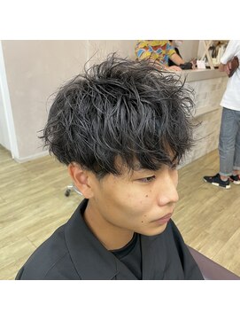 ジュエ ヘアー デザイン(Jue hair design) 暗髪ショート/スパイラルマッシュ