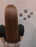 【梅雨のうねり対策】カット＋髪質改善縮毛矯正(L)￥24,200→￥21,780