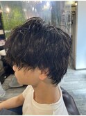 メンズスパイラルウルフ