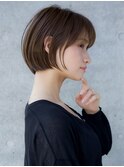 前髪あり大人ショートボブ20代30代40代【AIN.表参道】川原大地