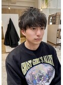 黒髪ナチュラルマッシュ