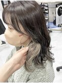 インナーカラー*ホワイトベージュ
