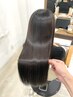 美髪矯正(縮毛矯正)＋カット＋プレミアムトリートメント