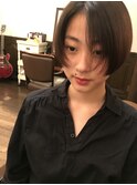 刈り上げショートボブ