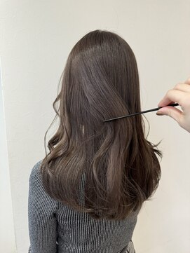 ユーフォリア 青山(Euphoria) 透明感グレージュカラー/ミディアム/艶髪＊担当yuki